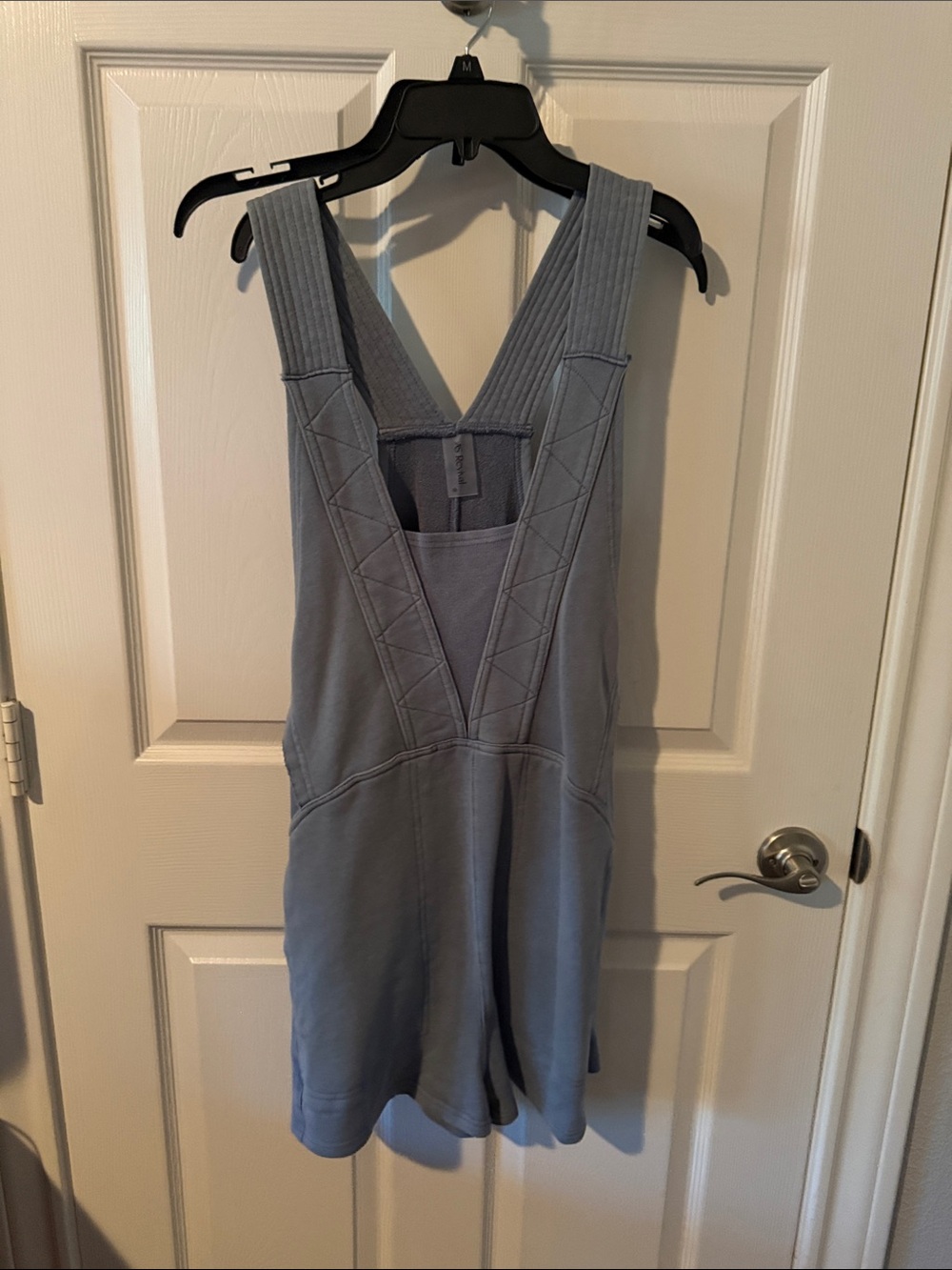 Sleeveless V-Neck Light Blue Sundress